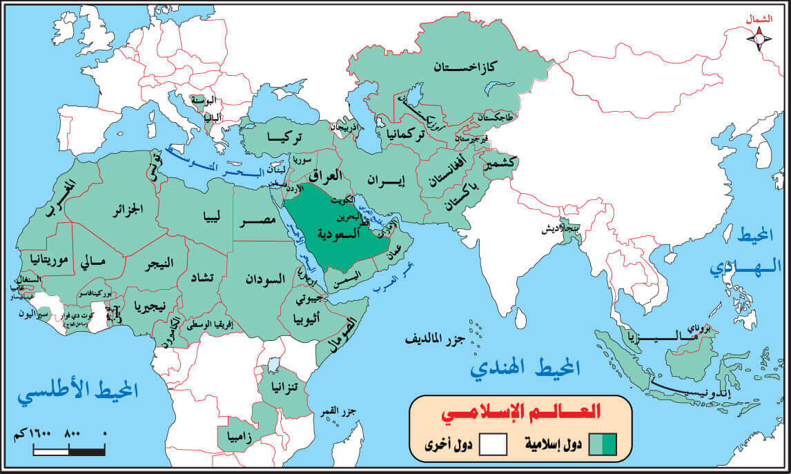 خريطة العالم بالعربي - اوضح الخرائط العربية 2005 6